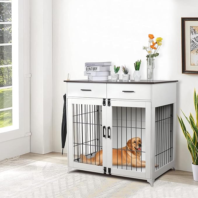 Snowtaros Dog Crate Furniture 36.6 Inch
