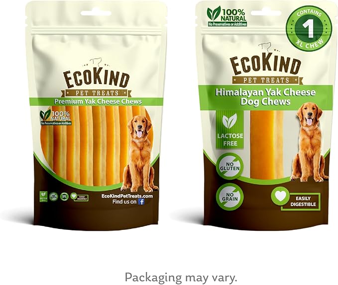 EcoKind Premium Gold Monster Yak Cheese Himalayan Dog Chew 1 Chew