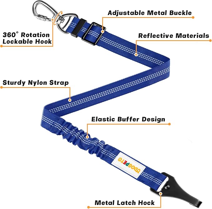 Dog Seat Belt for Car 4-in-1 Dog