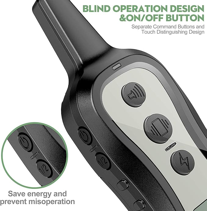 PATPET Dog Shock Collar with 2 Receivers 2 Dogs 15 to 100 lbs