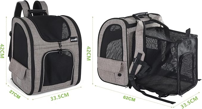 Pecute Pet Carrier Backpack 18 Lbs