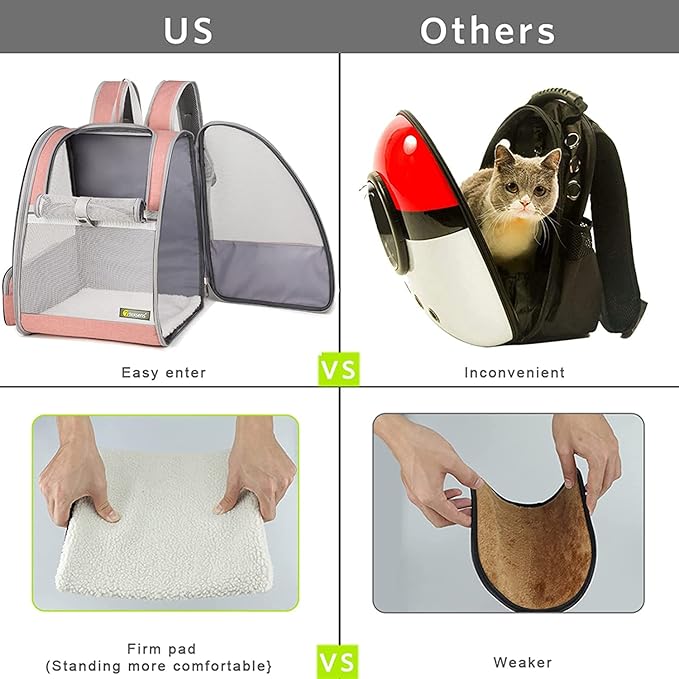 Texsens Innovative Traveler Bubble Backpack Pet Carriers