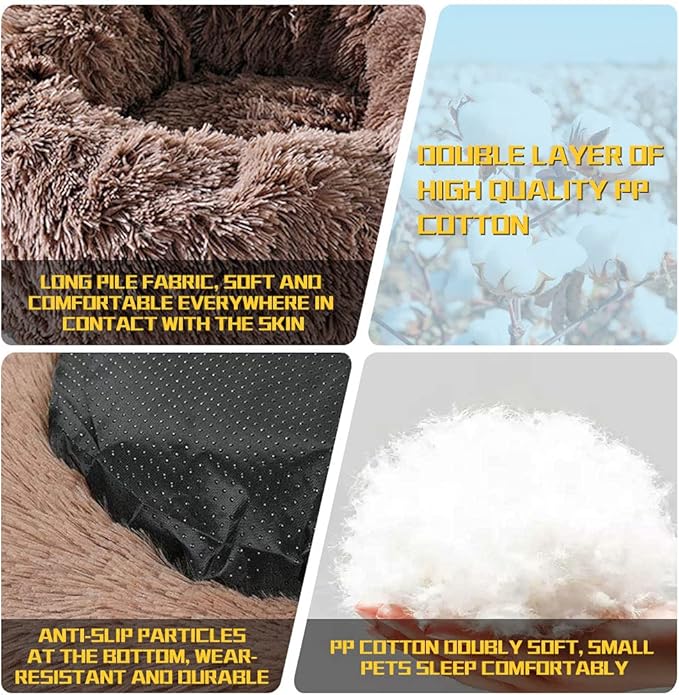 Dog Bed Calming Dog Beds for Small Medium Large Dogs Bed(20")