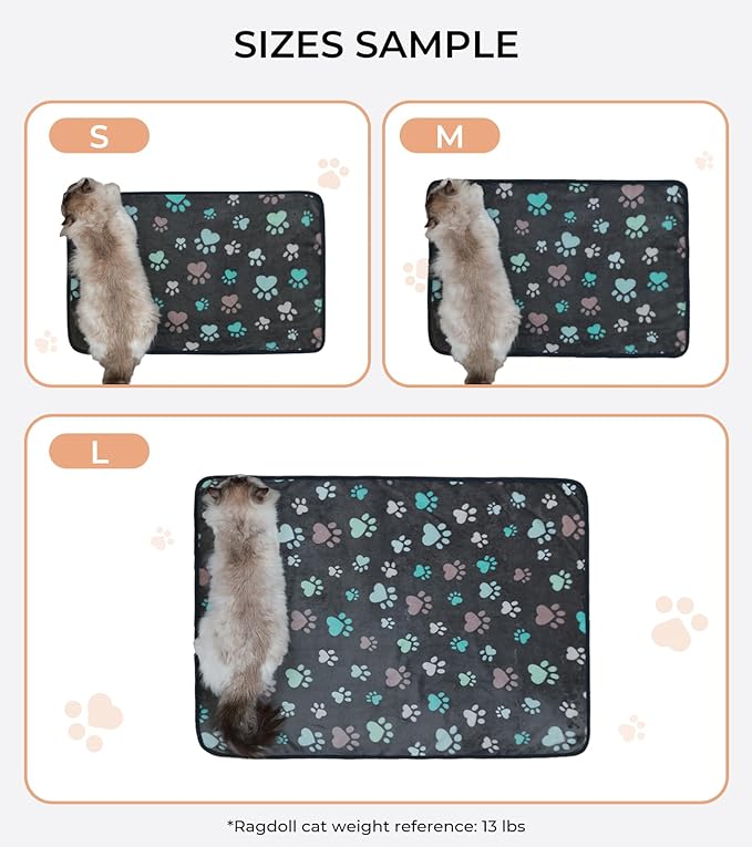 Luciphia 1 Pack 2 Pet Blankets for Dogs Cats Large(41x31 inch)