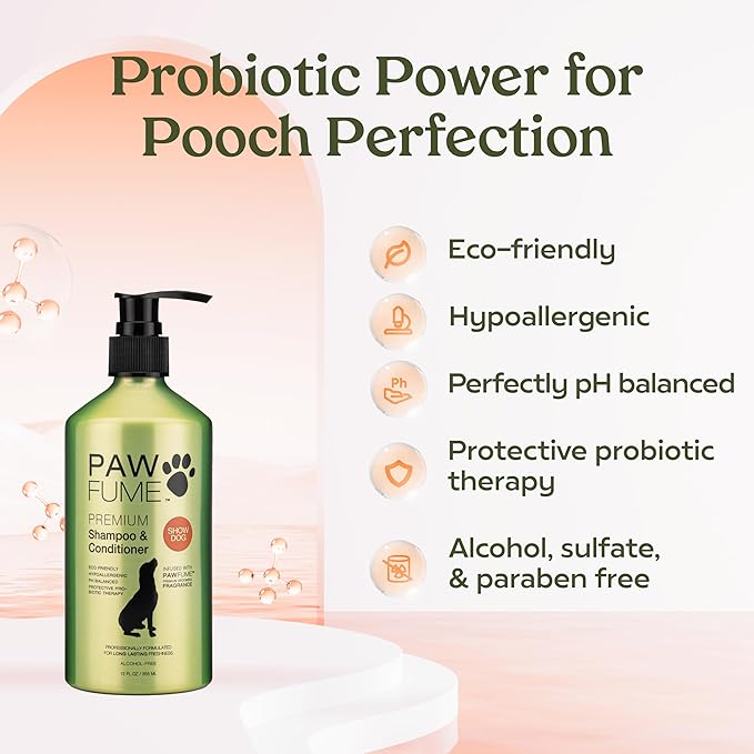 Pawfume Dog Shampoo and Conditioner – Hypoallergenic Dog