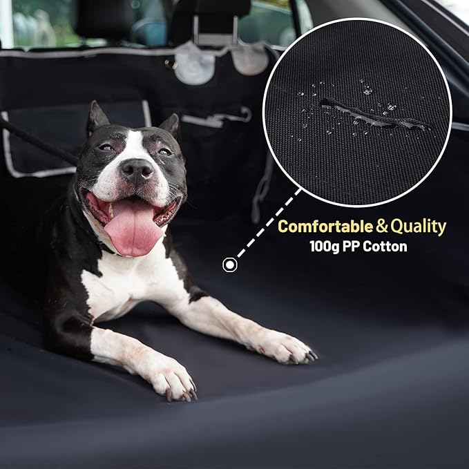 Cargo Cover for SUV Nonslip Waterproof pet Dog Trunk Cargo Liner Size Universal Fit SUV Pet Cargo Cover Liner for Non-Slip