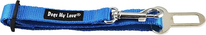 Dogs My Love Adjustable 11"-18" Long Leash Car 3/4" Wide