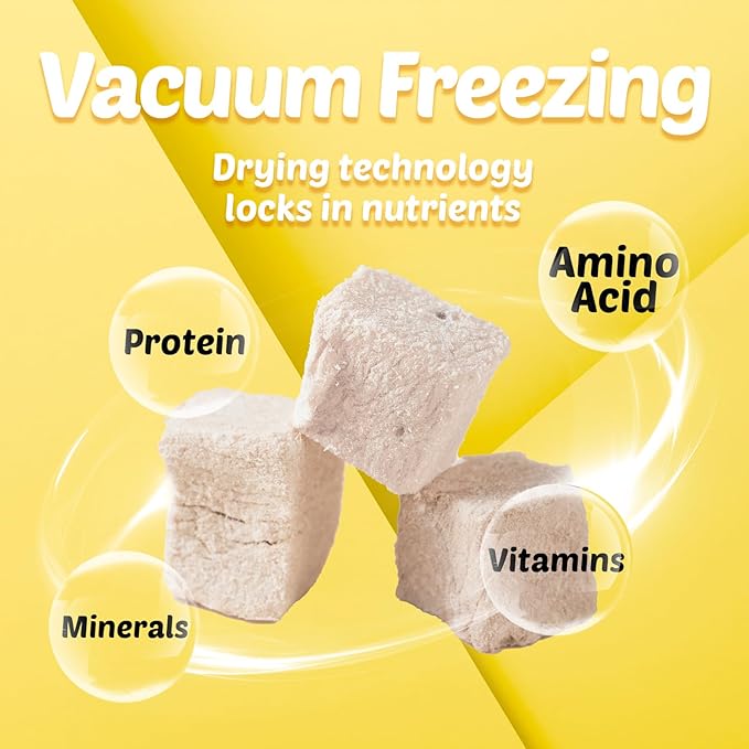 Freeze Dried Chicken Cube Cat & Dog Treats – Grain-Free