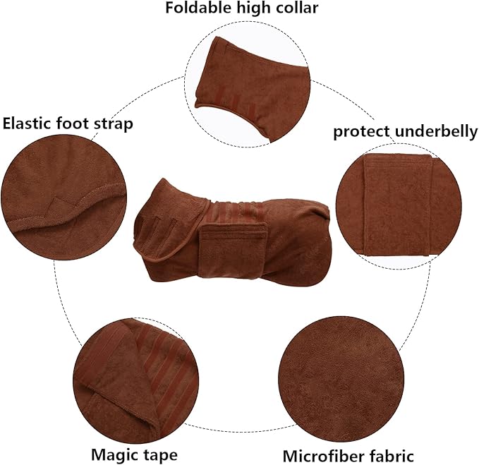 Geyecete Dog Drying Coat -Dry Fast Dog Bag