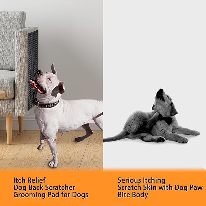 2 PCS Soft Itch Relief Dog Mat 21.65'' x 19.69'', Gentle