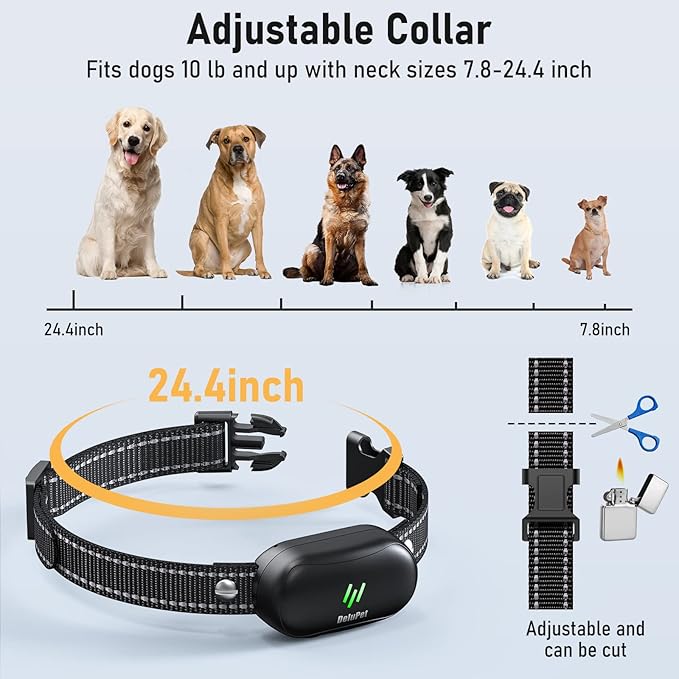 Dog Shock Collar 2 Dogs 3 Training IPX7 Waterproof