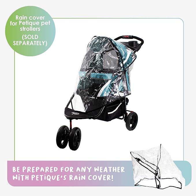 Petique Revolutionary Durable Pet Stroller 55LBS -