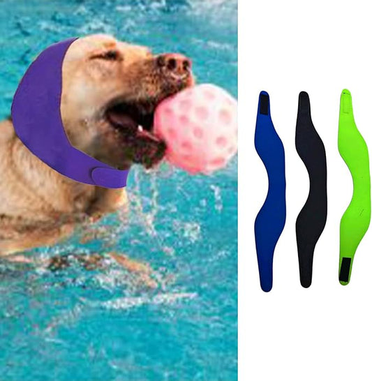 Dog Ear Covers for Bath 3Pcs Upgrade Anti-Slip Swim Cap Plugs Shower Caps Rain Hat for Bathing Rainy Days Swimming – Ear Protectors for Small Medium Large Dogs Puppies Cats (Small