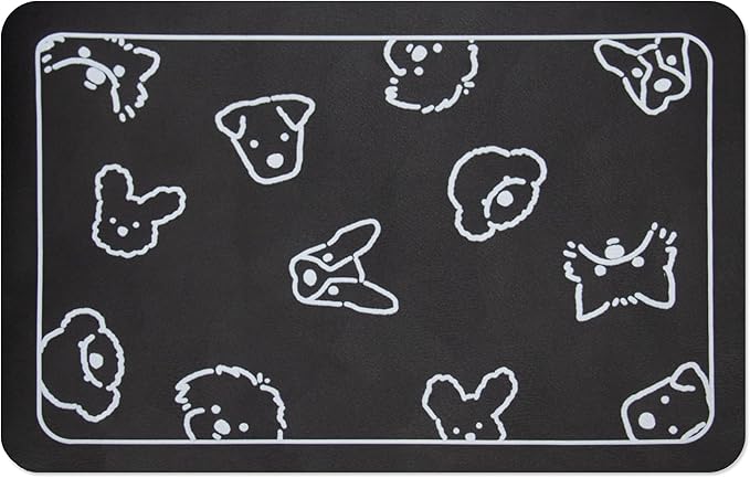 YCT Dog Food Feeding Mat Logo,18.1 x 11.8 inches,