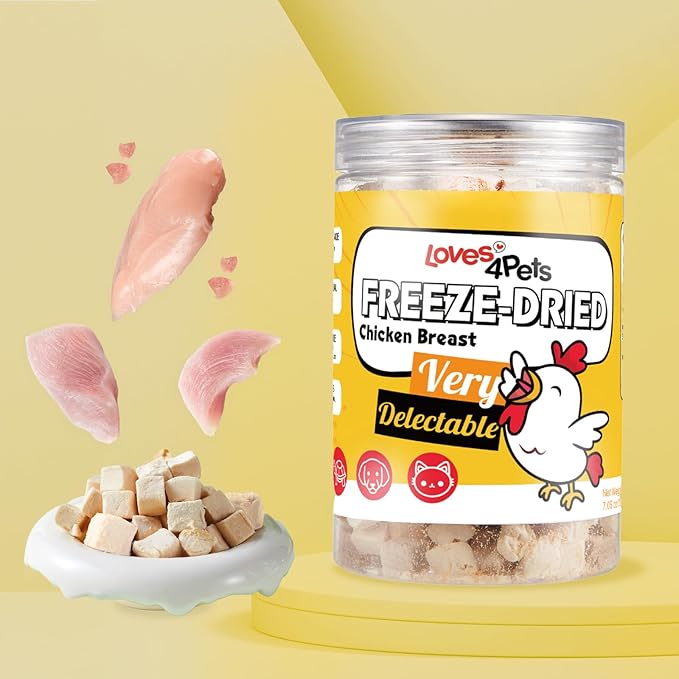 Freeze Dried Chicken Cube Cat & Dog Treats – Grain-Free