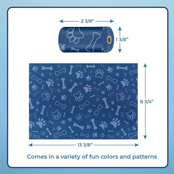 Best Pet Supplies Dog Poop Bags for Waste (150 Bags) Refuse Cleanup