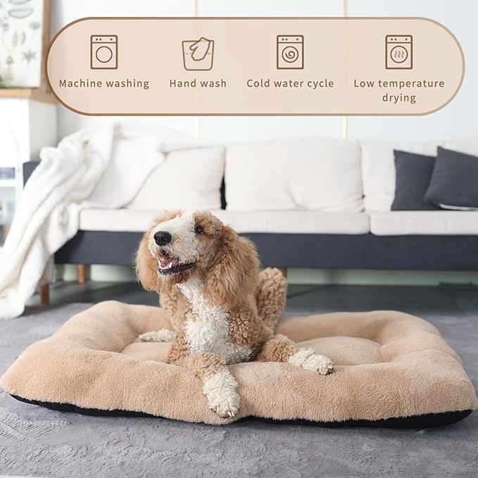 28x42 Dog Crate Bed Washable 80lb Dog Anxiety,42 Inch