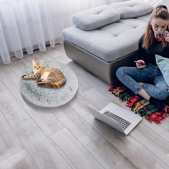 Nisrada Cat Beds for Indoor Cats 20 Inch