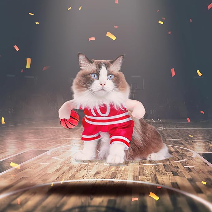 DELIFUR Dog Basketball Player Costume