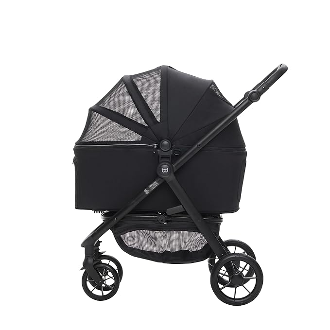 Buddyduggy Pet Stroller 3in1 Rider Boss (Black)