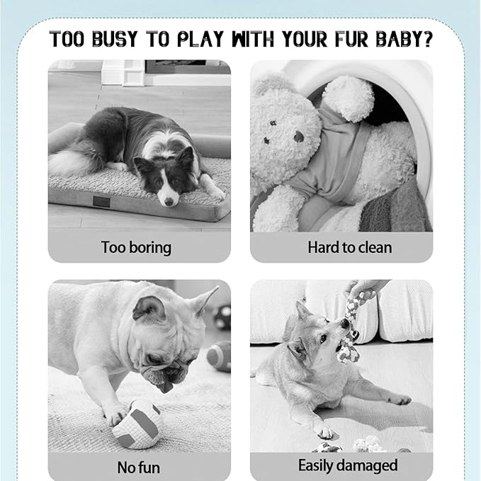 Trumoon Interactive Dog Jumping Ball Toy