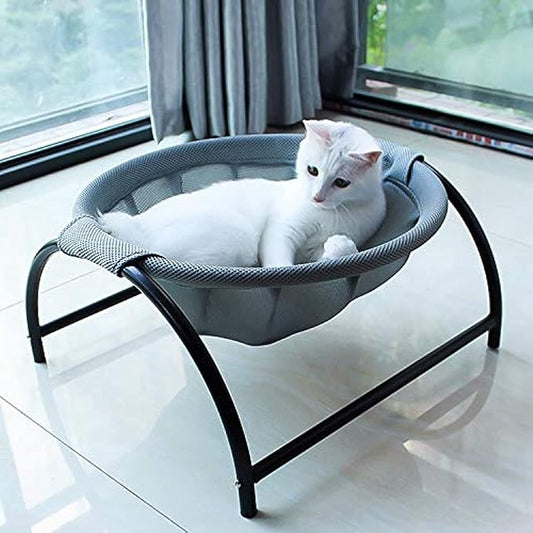 Cat Bed Dog/Pet Hammock Bed Free-Standing Cat Sleeping Cat Supplies Pet Supplies Whole Wash Stable & Breathable Easy Assembly Indoors Outdoors 16.9 in 16.9 in 9.5 in