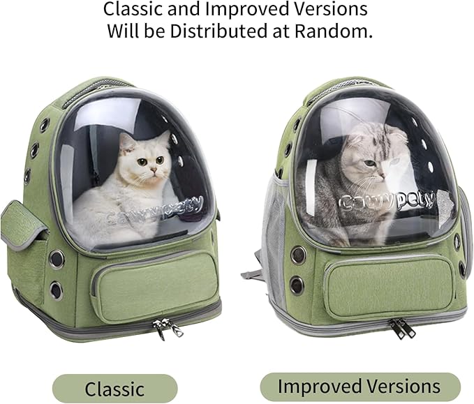 Cat Backpack Carrier 15lbs, Transparent