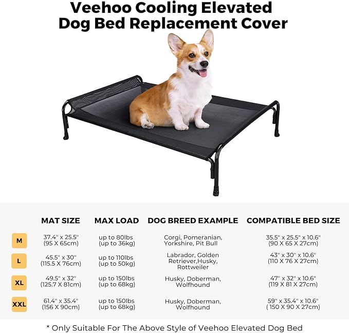 Veehoo Dog Bed Replacement Cover for CWC2204