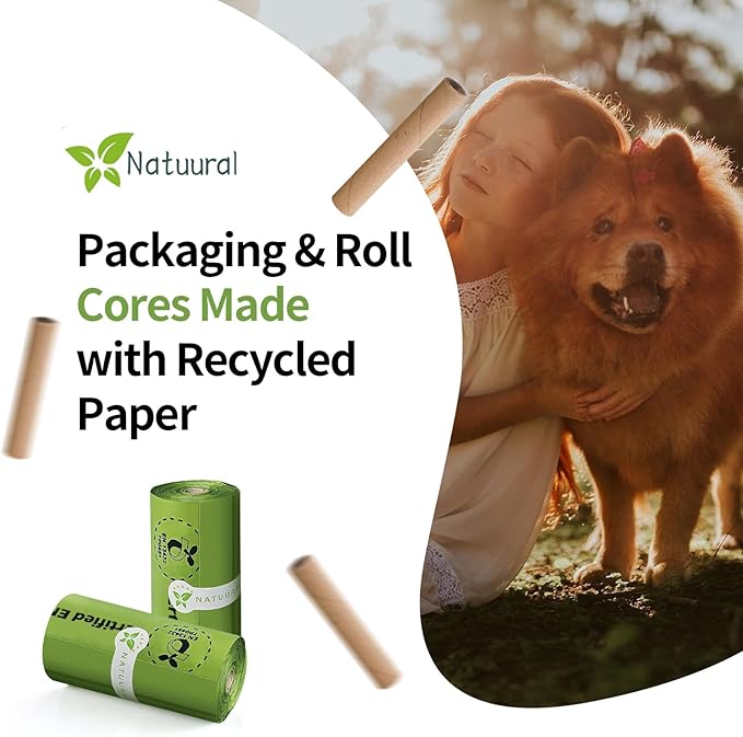 Biodegradable Dog Poop Bags-270Bags 18Rolls D6400 By