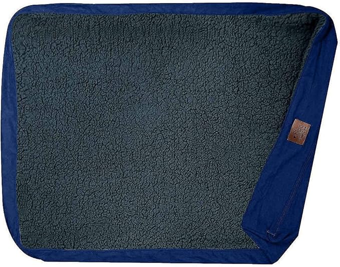 Floppy Dawg Large Dog Bed Replacement Cover. Removable 40L x 28W. Blue