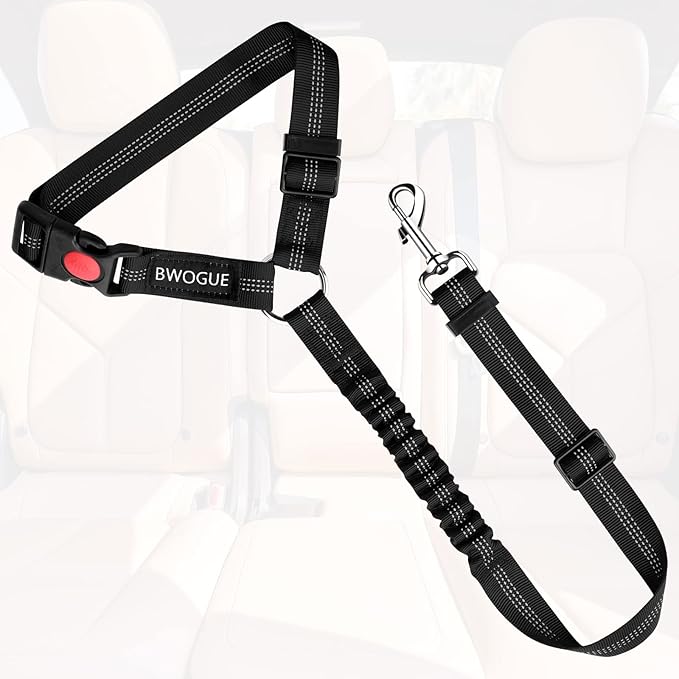 BWOGUE Pet Dog Cat Seat Belts (1 Pack)