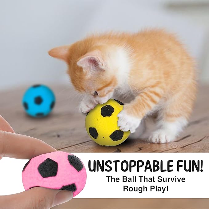 Vila Cat Soccer Balls 1.5” -2” 12 Pcs