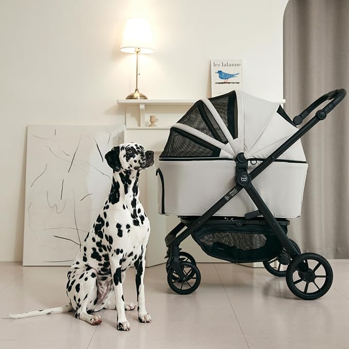 Buddyduggy Pet Stroller 3in1 Rider Boss (Black)