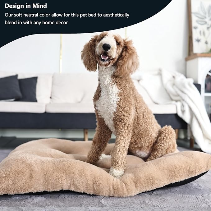 Dog Beds Large Sized Dog Washable fit Metal Dog Crates or Kennel 42x28 with 70 lbs 42 inch