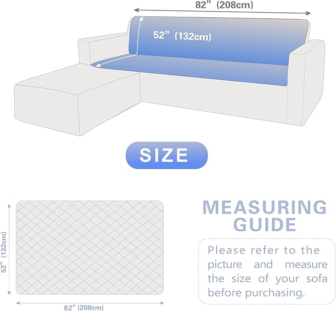 Waterproof Dog Bed Cover 52"x82")