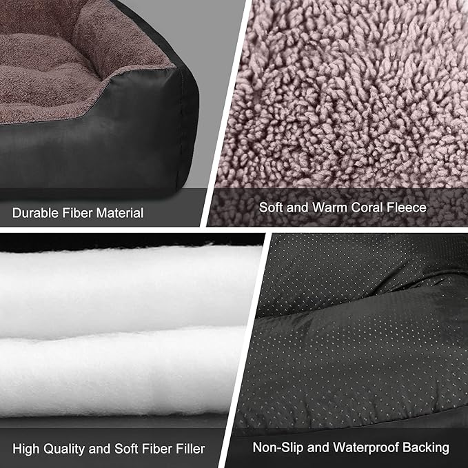 PUPPBUDD Dog Beds for Medium Dogs