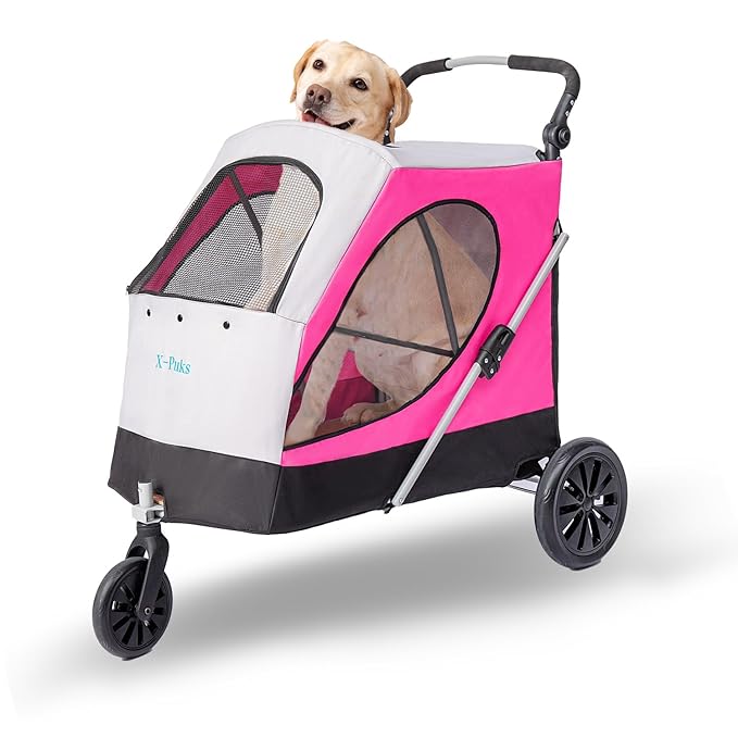Dog Stroller for Large Dogs 3 Wheel 100 LBS