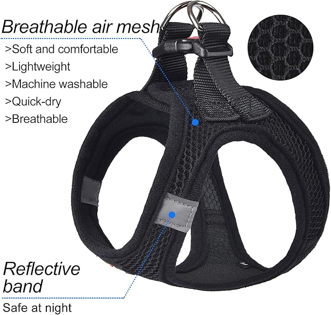 Dog Harness Step-in Breathable Puppy Cat Dog Vest