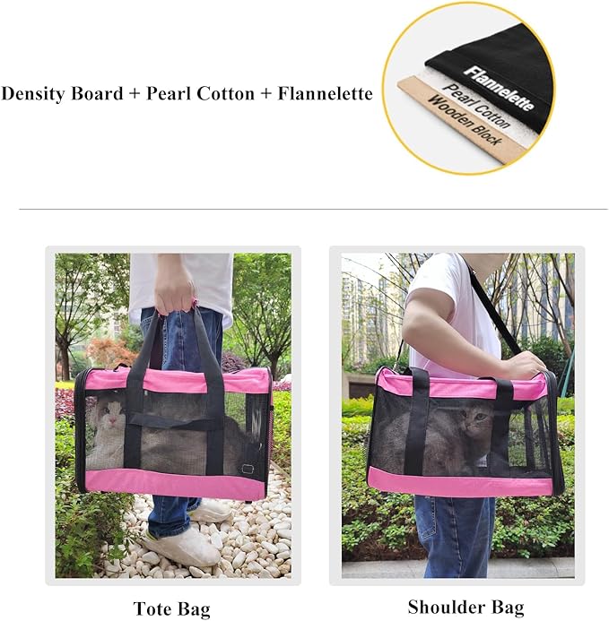 Soft Sided Airline Approved Cat Carrier 17 Lbs