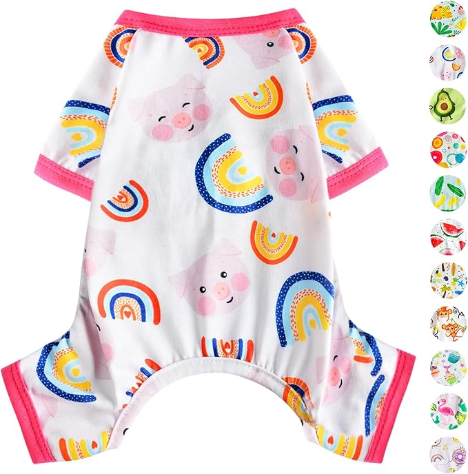 Dog Pajamas Pjs Spring Summer Dog Clothes for Small Dogs Girl