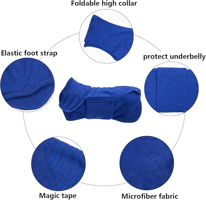 Geyecete Dog Drying Coat -Dry Fast Dog Bag
