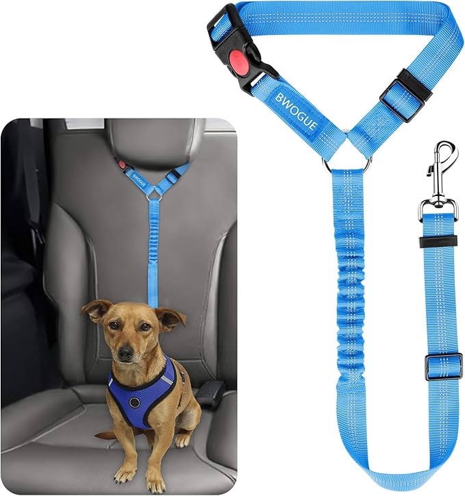 BWOGUE Pet Dog Cat Seat Belts (1 Pack)
