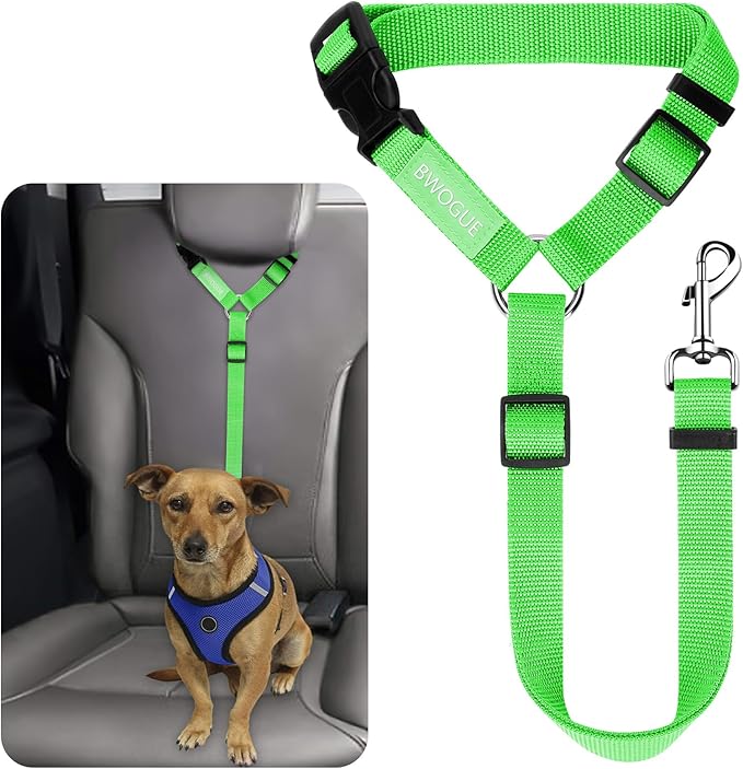 BWOGUE Pet Dog Cat Seat Belts (1 Pack)
