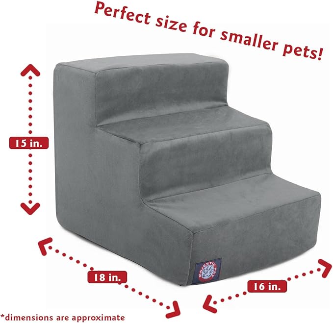 Majestic Pet 3 Step Portable Dog Stairs 25 lbs