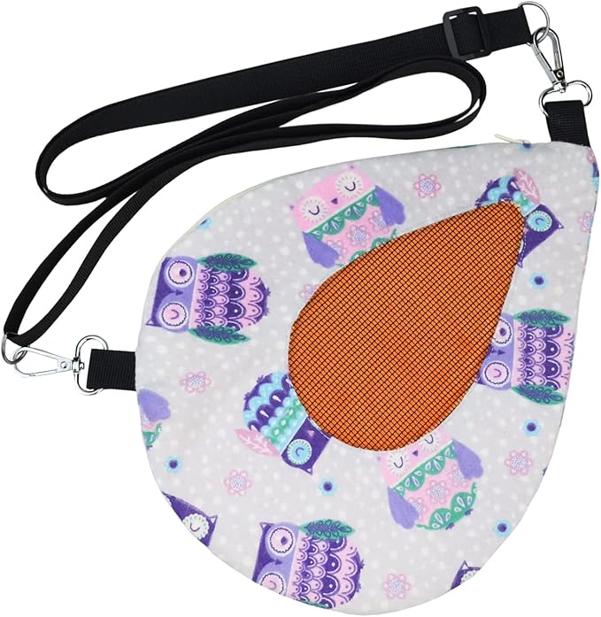 Sugar Glider Bonding Pouch Carrier Bag with Mesh Window Adjustable Strap for Ferret Rat Small Pets