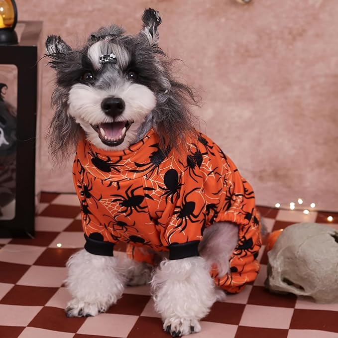 CuteBone Turtleneck Dog Pajamas Pet Clothes Thermal Dralon Onesie Cashmere High-Necked Puppy Pjs Coat GP07L