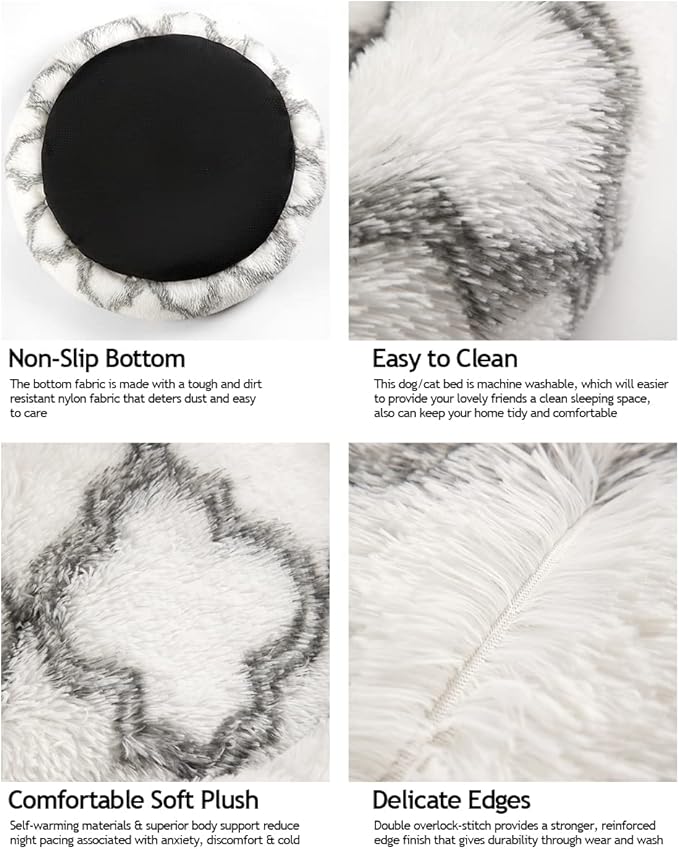 Geizire 24 inch Cat Bed Dog Bed for Cats