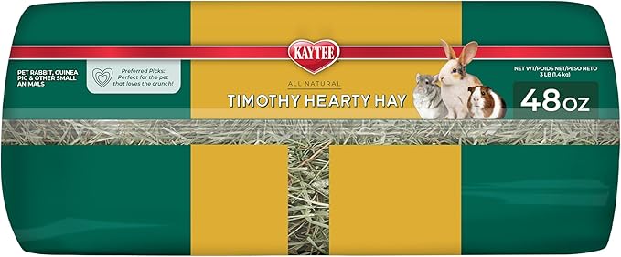 Kaytee Timothy Hearty Hay for Guinea Pigs 48 oz