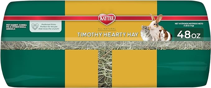 Kaytee Timothy Hearty Hay for Guinea Pigs 48 oz