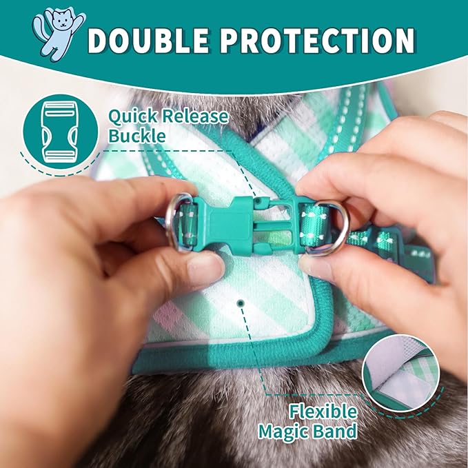 Supet Cat Harness and Leash Set for Walking